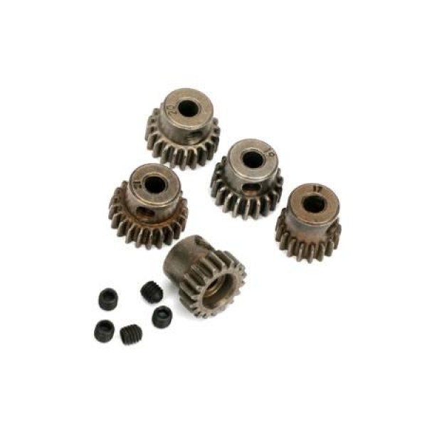 ECX RC Pinion Gear Set, 48P (17T, 18T, 19T, 20T, 21T)