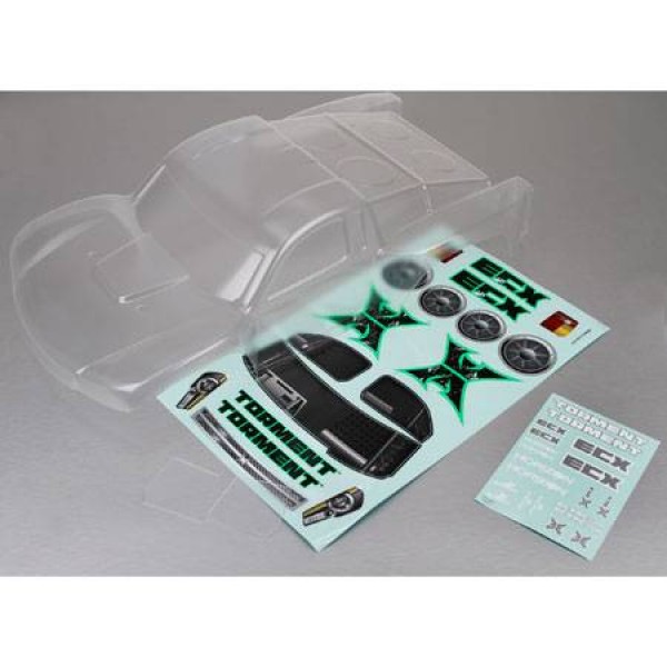 ECX RC Body, Clear (1/10 2WD Torment)