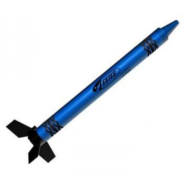 1105 Blast Off Blue Crayon Rocket RTF