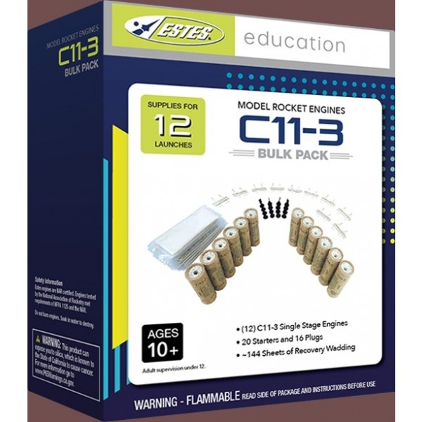 Estes C11-3 Engine Bulk Pack (12)