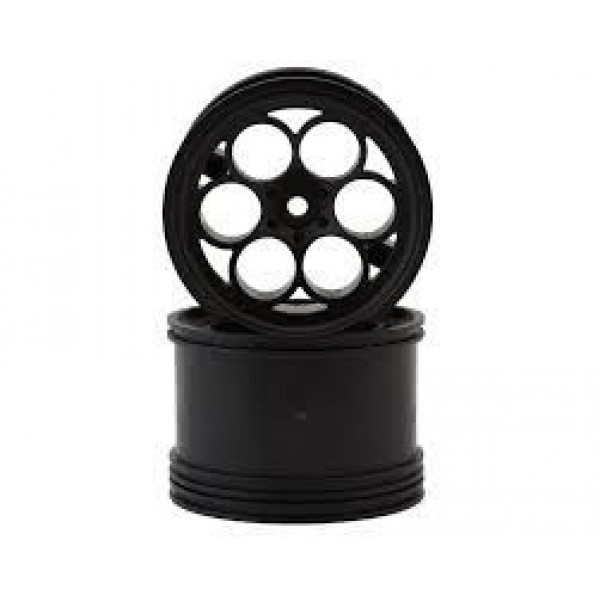 eXcelerate Looper Drag Racing Rear Wheels (Black) (2) (Wide) w/12mm Hex