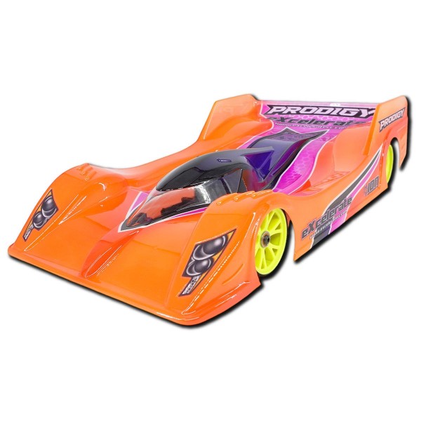 eXcelerate Mach "MD" 1/12th Medium Down Force Body, Clear