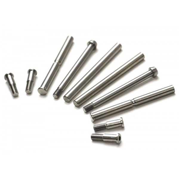 Exotek Racing 22 4.0 Titanium Hinge Pin Set, Stock Buggy Only