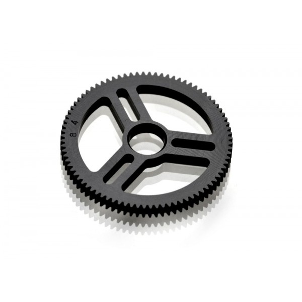 Exotek Racing Flite Spur Gear 48 Pitch 84 Tooth, Delrin (EXO Spur Gear Hubs)
