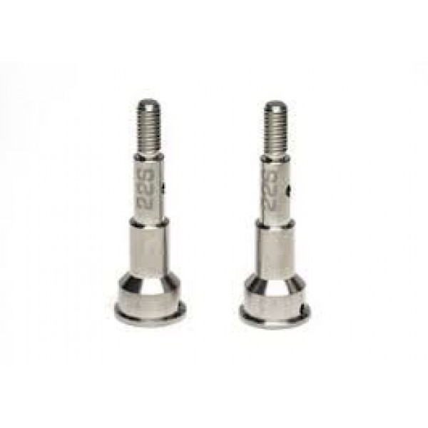 Exotek Racing TLR 22S Drag Titanium Lightweight Rear CVA Axles (2) (Drag Racing Only)