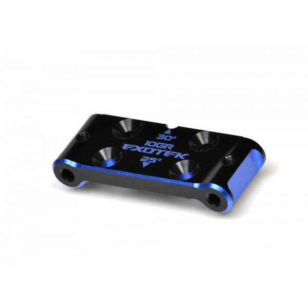 Exotek Racing B6.3 T6 SC6 Bulkhead, 7075 2 Color Anodized