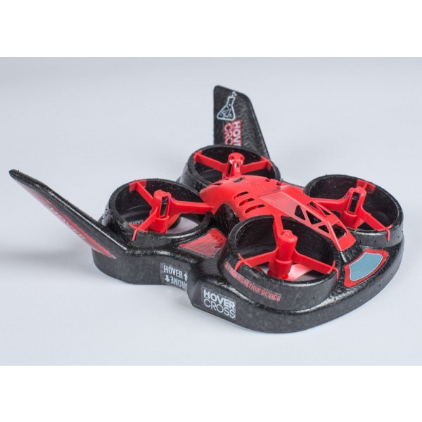 Flight Lab Toys HoverCross Drone/Hovercraft, RTF, Red