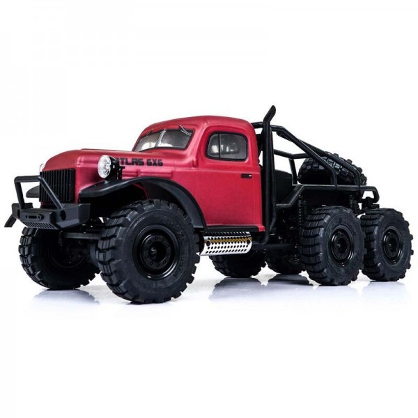 FMS 1/18 Atlas 6X6 Rock Crawler RTR: Red