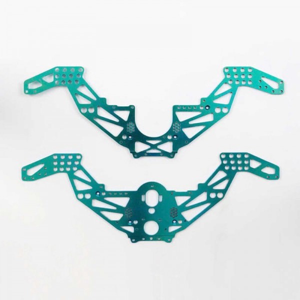 Furitek TITAN GREEN FRAME KIT FOR LOSI 1/18 MINI LMT
