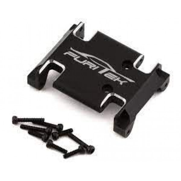 Furitek Axial AX24 CNC Aluminum Skid Plate (Black)