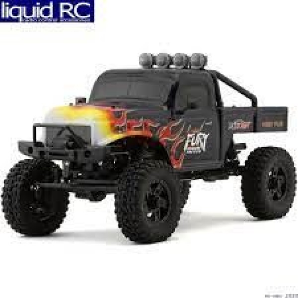 Furitek FX118 Fury Wagon 1/18 RTR Brushless Rock Crawler (Black/Flames)
