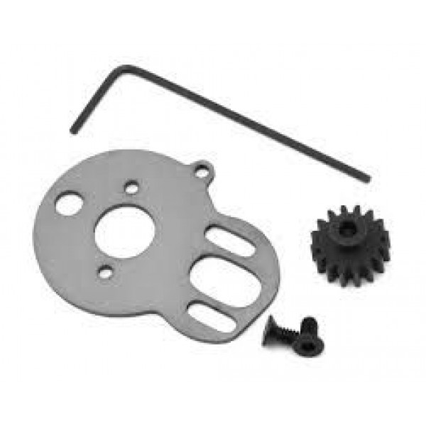 Furitek Micro-B CNC Steel 16T Pinion Gear & Motor Mount