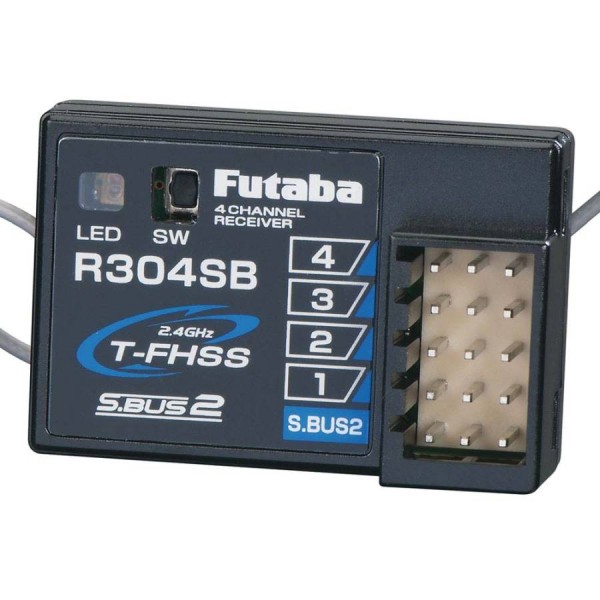 Futaba R304SB T-FHSS 4CTelemetry 2.4GHz Receiver