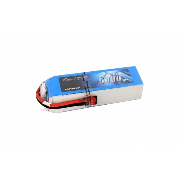 Gens Ace LiPo Pack Battery 5000mAh 45C 18.5V (5S) with Deans Connector