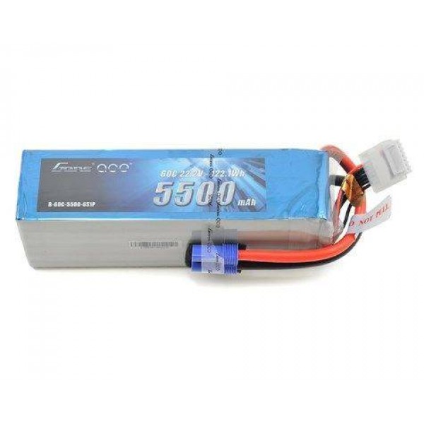 Gens Ace LiPo Hard Pack Battery 5500mAh 60C 22.2V (6S)