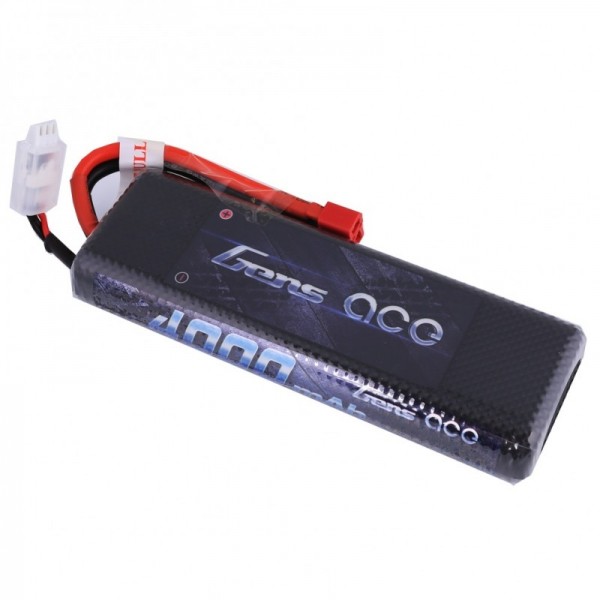 Gens Ace 4000mAh 2S 7.4v 45C Rounded Case