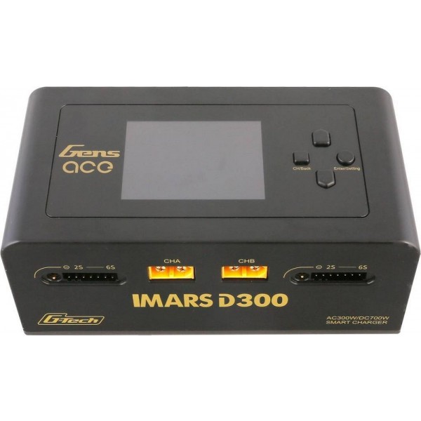 Gens Ace IMARS D300 G-Tech AC/DC 300W/700W Charger