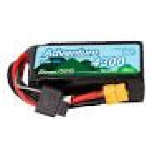 Gens Ace G-Tech Smart 3S LiHV Battery 60C (11.4V/4300mAh) w/Universal Connector