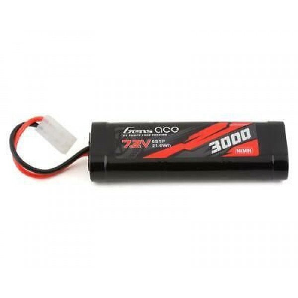 Gens Ace 7.2V 3000mAh Ni-MH Battery With Tamiya Plug
