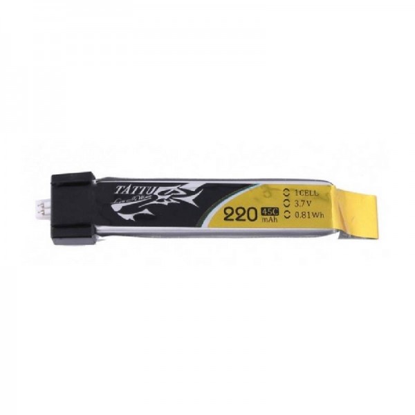 Gens Ace LiPo Pack Battery 220mAh 45C 3.7V (1S)