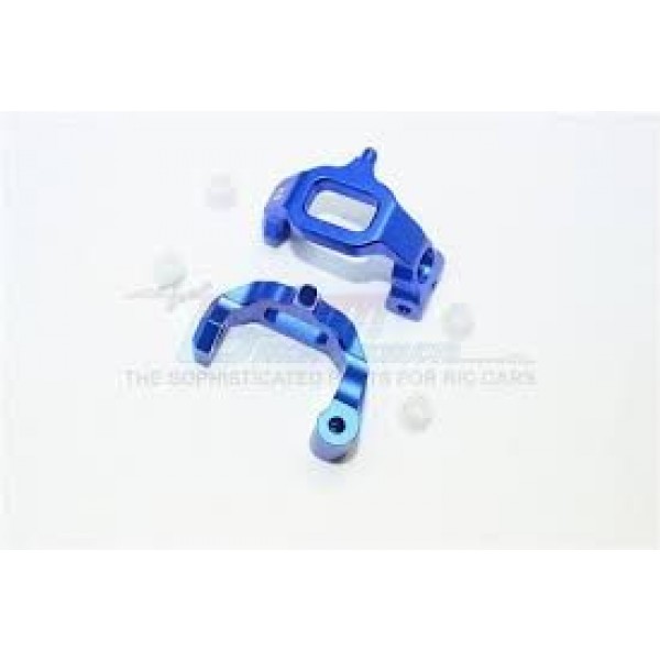 GPM Racing Products Aluminum Front C Hub Set, Blue (4-TEC 2.0)