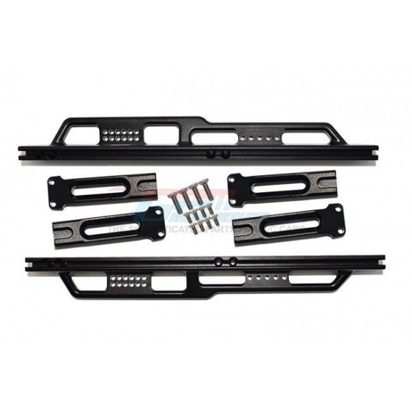 GPM Racing Products AXIAL SCX6 BLACK ALUMINUM SIDE STEP SET SCX6014-BK