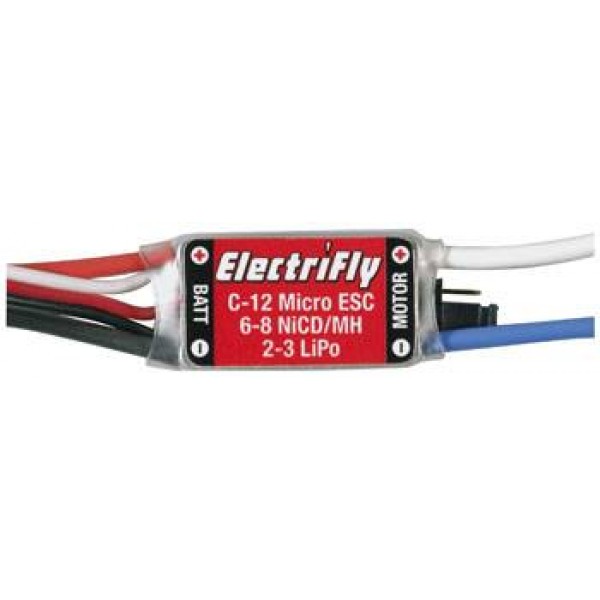 Great Planes C-12 Micro Brushed ESC with BEC