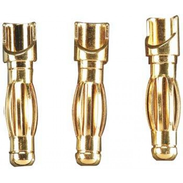 Gold Plated Bullet Connector Male 4mm (3)
