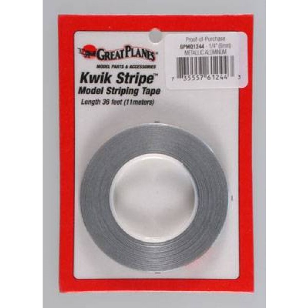 Striping Tape Metallic Aluminum 1/4