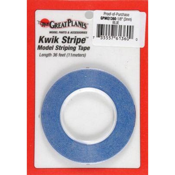 Striping Tape Blue 1/8
