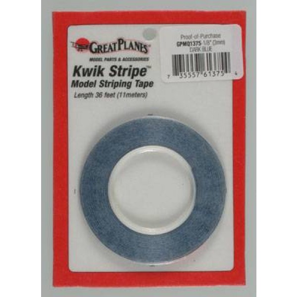 Striping Tape Dark Blue 1/8