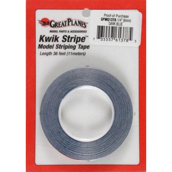 Striping Tape Dark Blue 1/4
