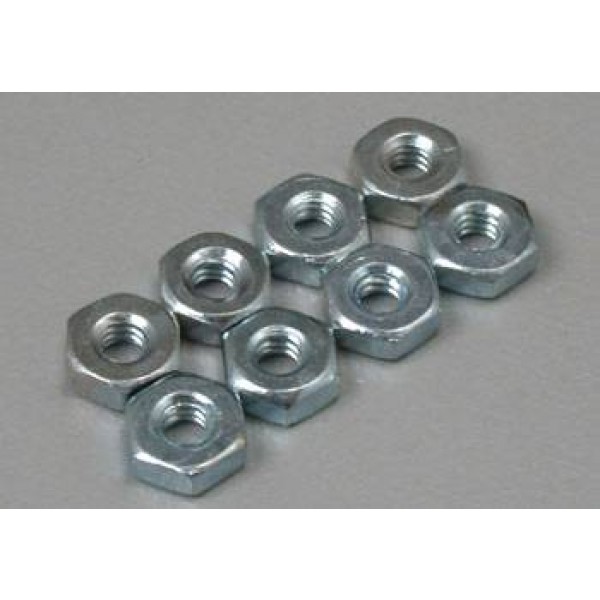 Great Planes Hex Nuts, 4-40 (8)
