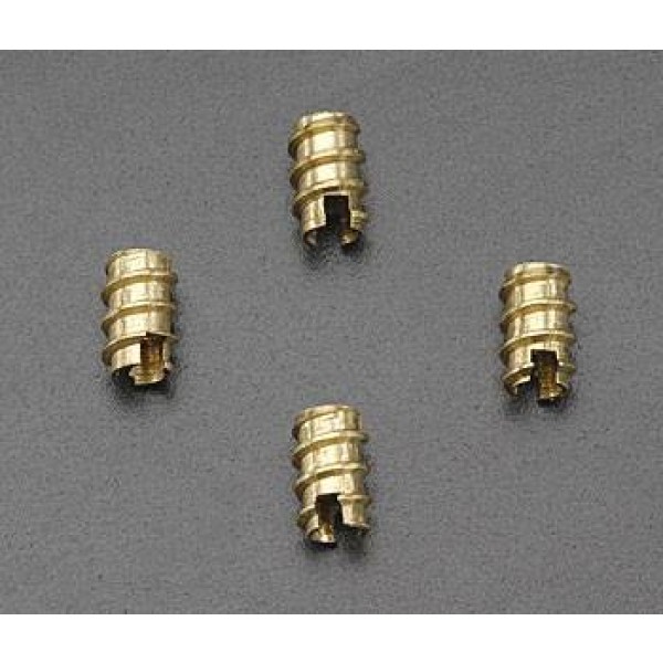 Brass Threaded Insert 6-32 (4)
