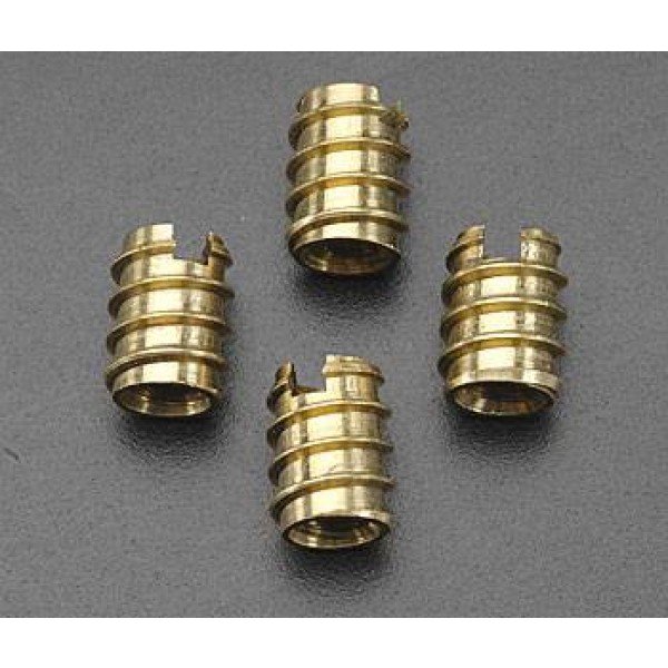 Great Planes Brass Threaded Inserts,1/4-20 (4)