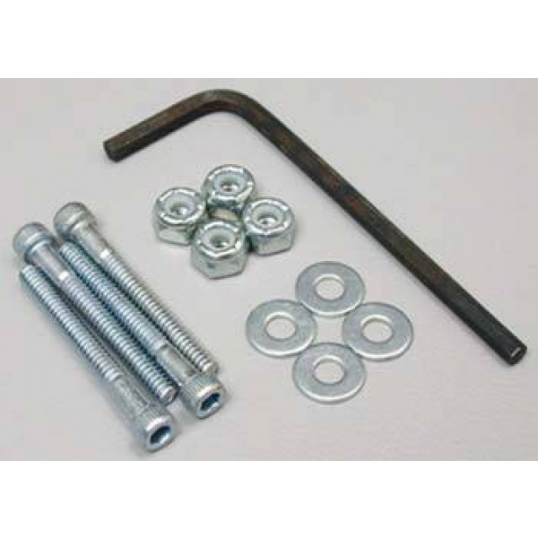 Great Planes Bolt Set/Locknuts, 4-40x1 (4)