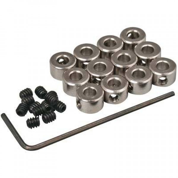 Plated Wheel Collar 1/8 (12)