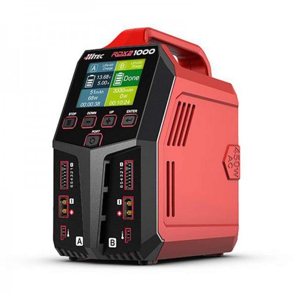 Hitec RDX2 1000 AC/DC Dual Charger (6S / 20A / AC-450W / DC-1000W)