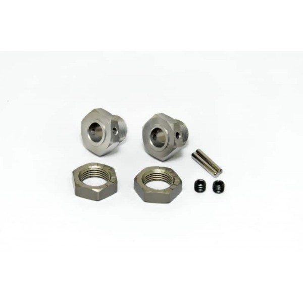 HoBao 17mm WHEEL HUB SET & ANTI-LOOSE NUT, 2PCS