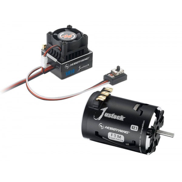 Hobbywing XR10 Justock ESC with 17.5 Motor, Combo