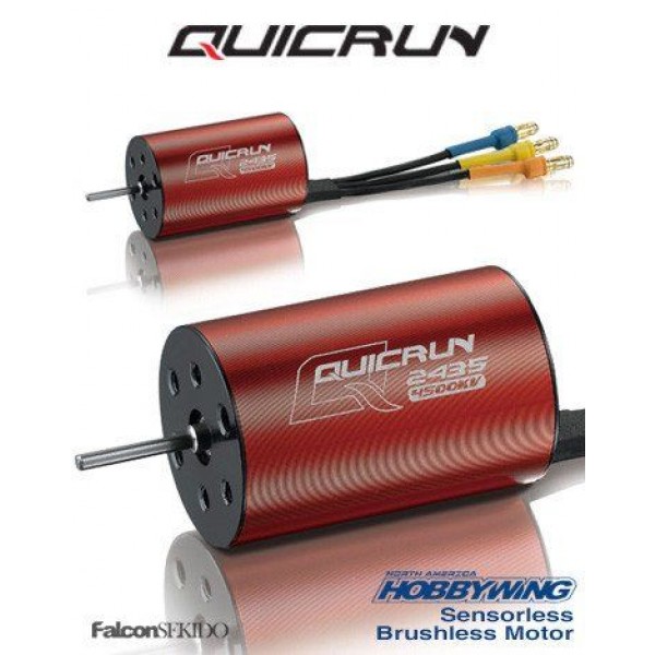 Hobby Wing QuicRun 2435 G2 4500kV Motor, for 1/18, 1/16