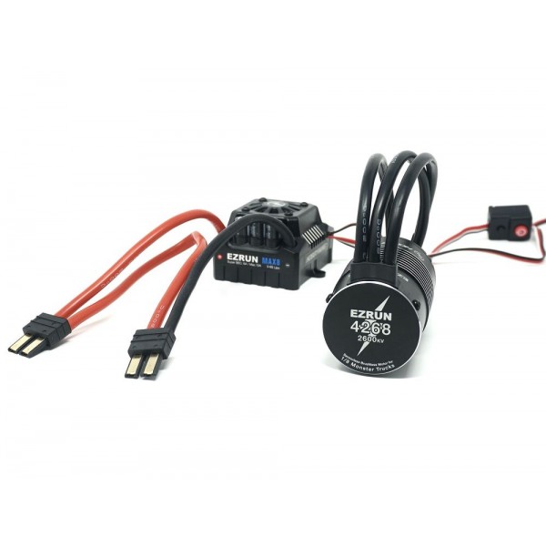 Hobby Wing EzRun 4268 2600KV Motor with Max8 ESC - Brushless Combo