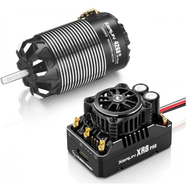 Hobbywing Xerun XR8 Pro G3 ESC + 4268SD G3 Motor 2200kv Combo, 4S
