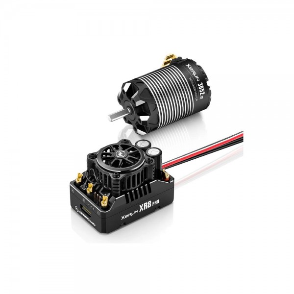 Hobbywing XeRun XR8 Pro G3 ESC & 3652SD 4500KV G3 Motor Combo (2S)