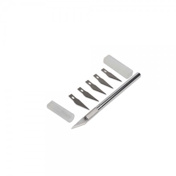 #1 LT DUTY KNIFE W 5 EXTRA #11 BLDS