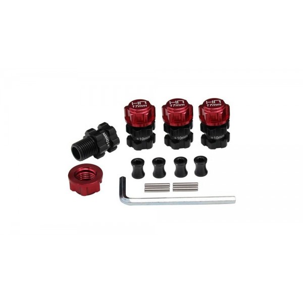 Hot-Racing Heavy Duty 10mm Offset 17mm Hubs (Arrma 1/10 4x4)