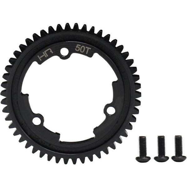 Hot-Racing 50T Hardened Steel Mod1 Spur Gear (E Revo 2/ X-Maxx/ XO-1)