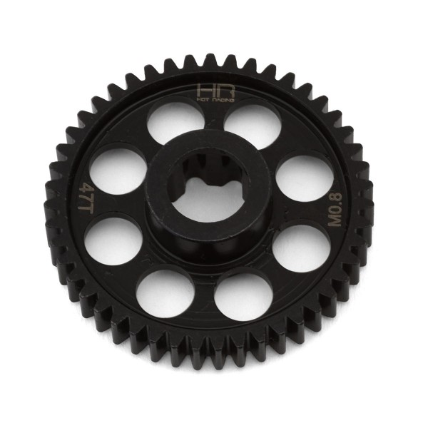 Hot-Racing Mod 0.8 Traxxas Mini Maxx Hardened Steel Spur Gear (47T)