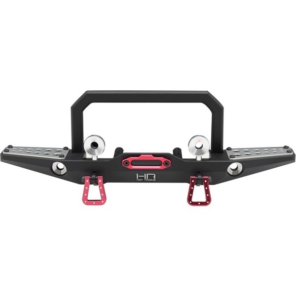 Hot-Racing Aluminum Front Bumper with winch mount/Light Buckets
