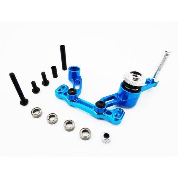 Hot-Racing Aluminum Bellcrank Steering Saver w/ Bearings Blue ECX 2WD Vehicles